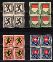 Pro Juventute 1924 im 4er-Block, postfrisch **