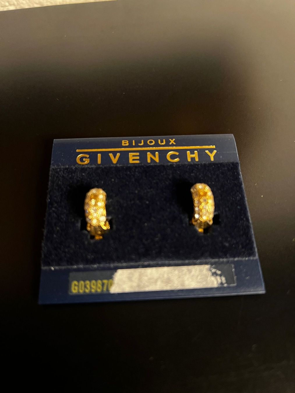 Givenchy Orecchini pendenti & Orecchini a lobo: Givenchy Ohrringe Goldfarbe Strass Vintage – Nuovo (secondo la descrizione) da Winterthur venduto da Dejv 2