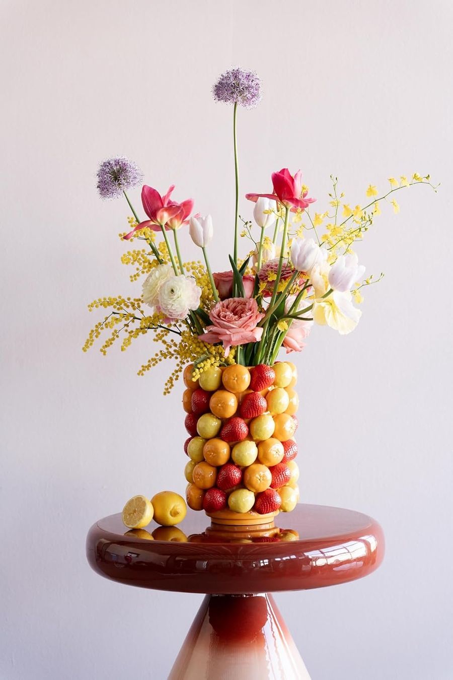 Vasi & Recipienti: Design Vase Fruit Parade, Gelb/Rot, 33cm – Nuovo e nell'imballaggio originale da Gränichen venduto da omniadeals 5