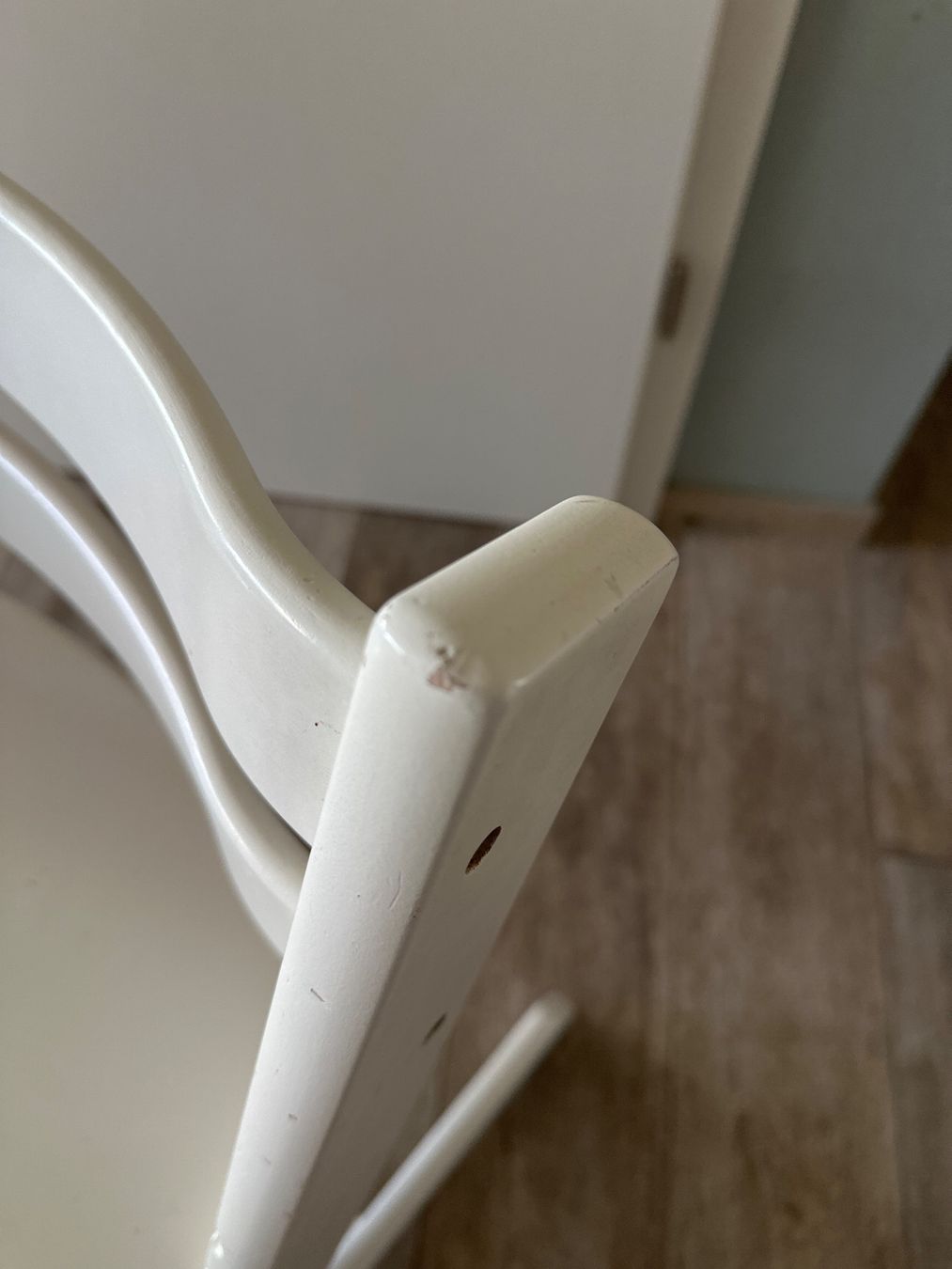 Stokke Chaises hautes: Stokke Tripp Trapp white used condition – D'occasion à Signy par HelloVeloCH 1