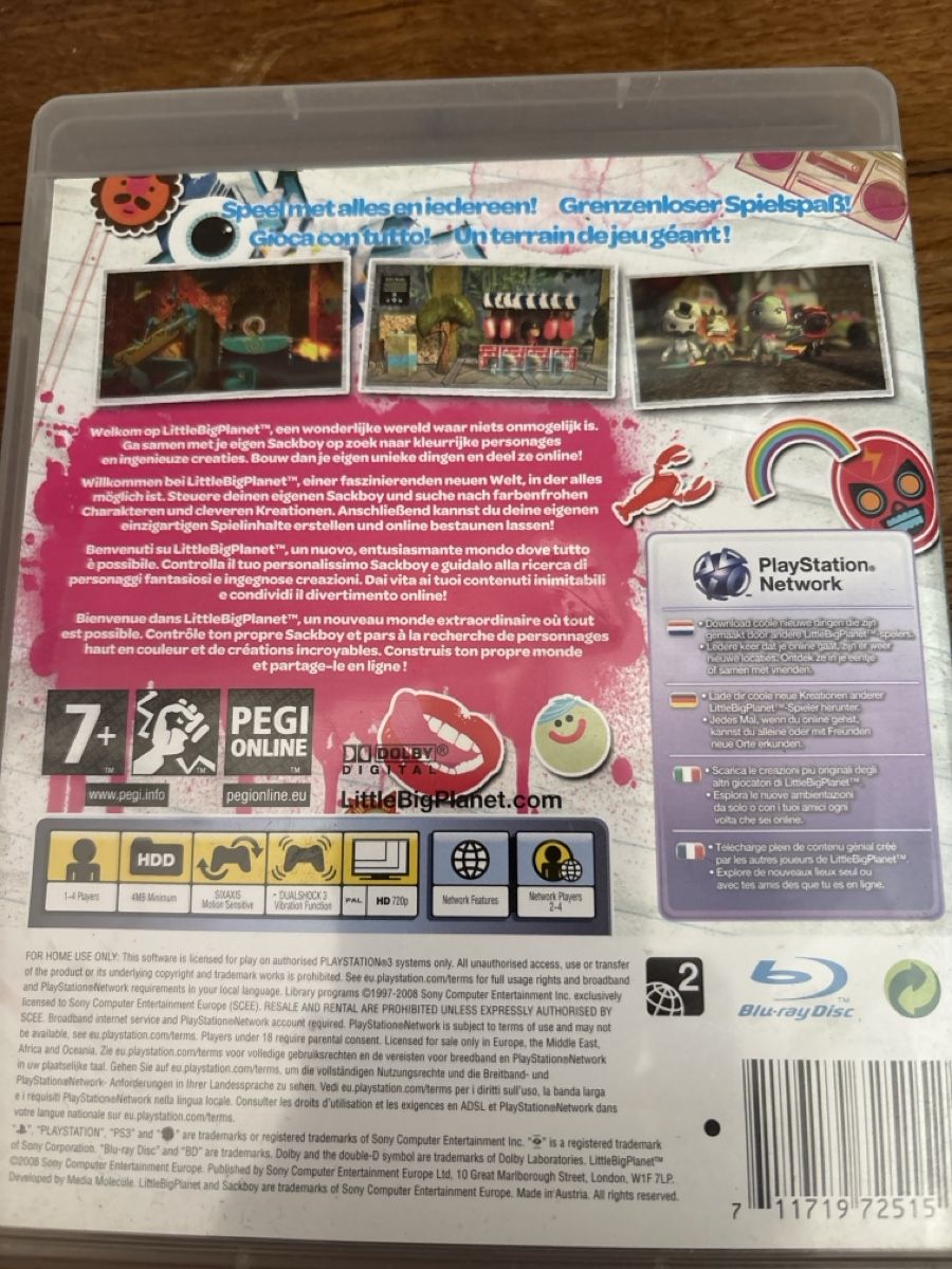 Giochi: Little Big Planet PS3 Spiel, 100% CH Version – Usato da Zürich venduto da hiddentreasures_zh 1