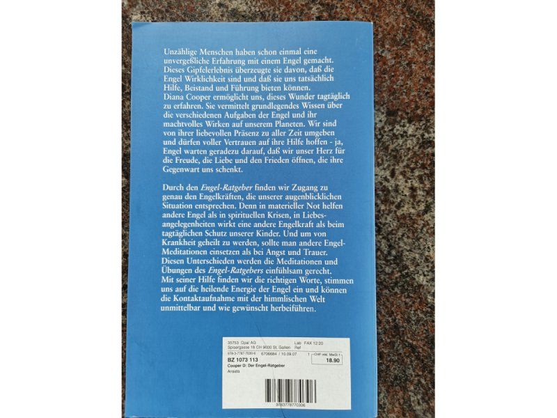 Libri: Der Engel Ratgeber neu – Nuovo (secondo la descrizione) da Bätterkinden venduto da Elefantenzoo 1