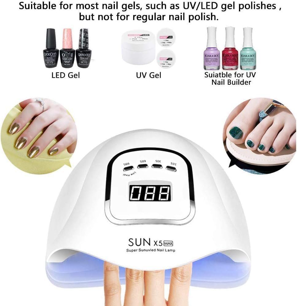 Lampade: Professionelle 150W UV/LED Nagellampe mit Sensor LCD Display – Nuovo e nell'imballaggio originale da Genève venduto da Lotus-18 2