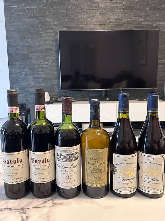 Wein: Super carton de 6 bouteilles variées – Gebraucht aus Genève von app_fqz5