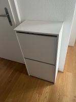 IKEA BISSA Schuhschrank, 2fach, weiß, 49x28x93 cm