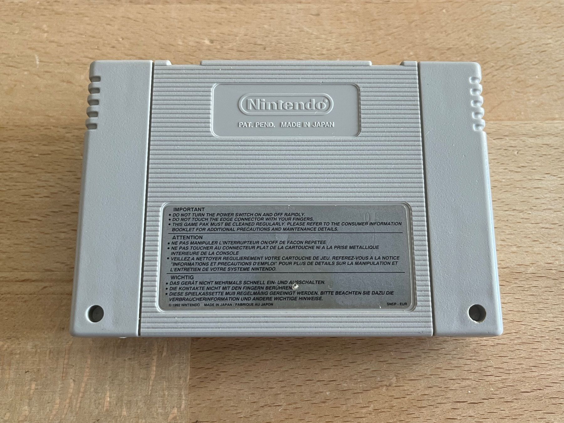 Spiele: Demon's Crest, original, Super Nintendo SNES Spielmodul – Gebraucht aus Thalwil von ranx 5