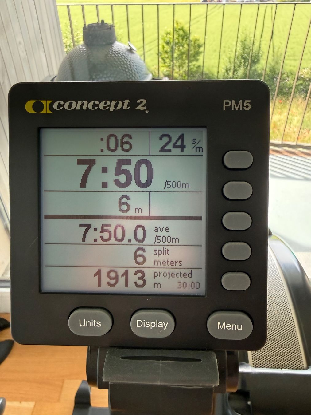 Concept 2 Hometrainer: Concept2 PM5 Rudergerät RowErg Standart – Usato da Kehrsatz venduto da luna_44 2