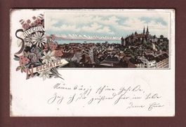 Souvenir de NEUCHÂTEL - 1898 Litho Metz