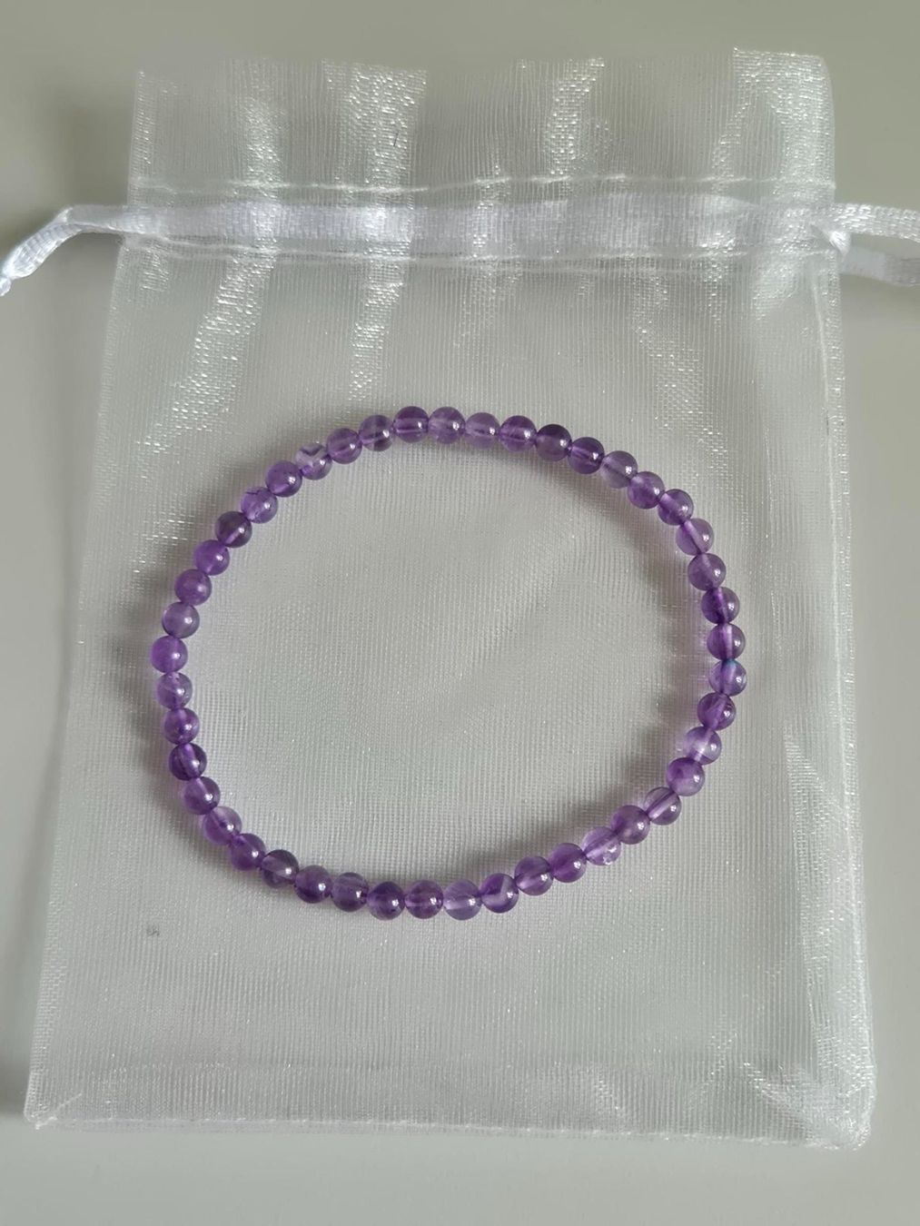 Bracciali & Braccialetti: Amethyst Armband 4mm – Nuovo e nell'imballaggio originale da Rüti ZH venduto da pep_l9zp