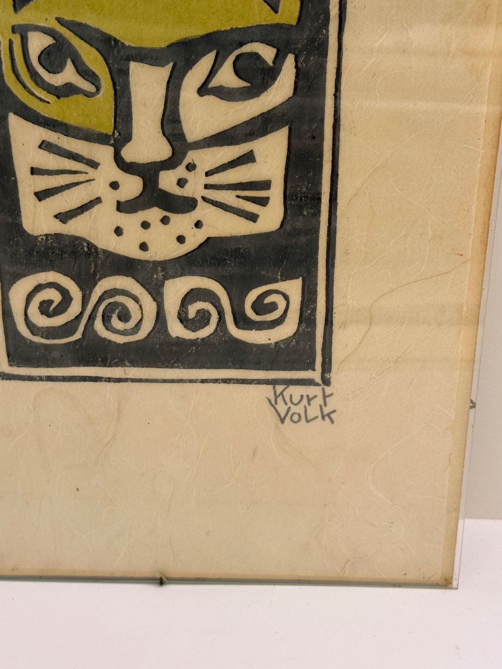 Foto & Immagini: Original Wandbild von Kurt Volk, Mischtechnik – Usato da Solothurn venduto da NUVICO 4