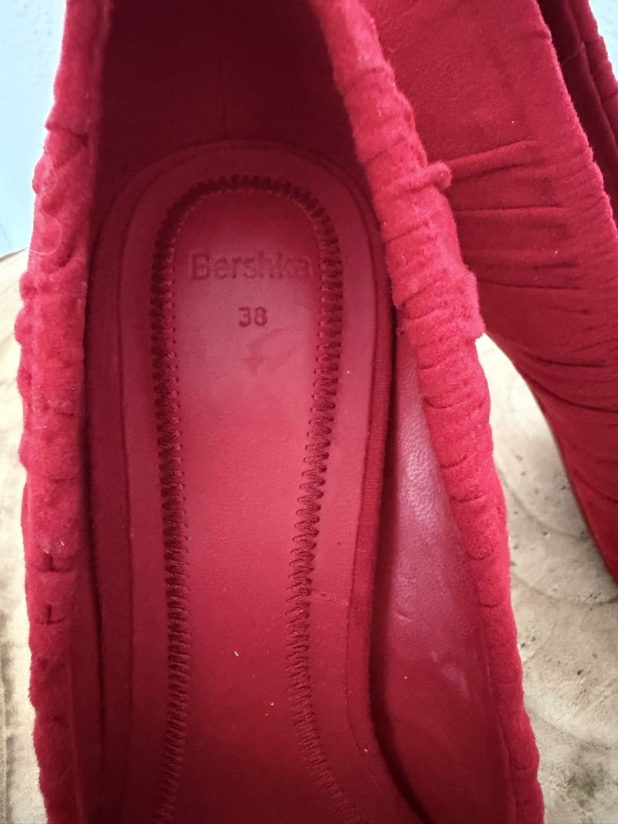 Bershka Damenschuhe: Bershka Stiletto Pumps Rot Gr. 38 – Neu (gemäss Beschreibung) aus Hägglingen von Raff_Ella 6