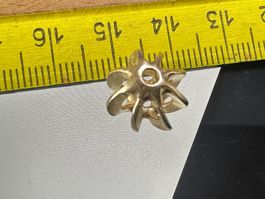 Handgearbeitetes Zwischenteil aus echtem Silber 925