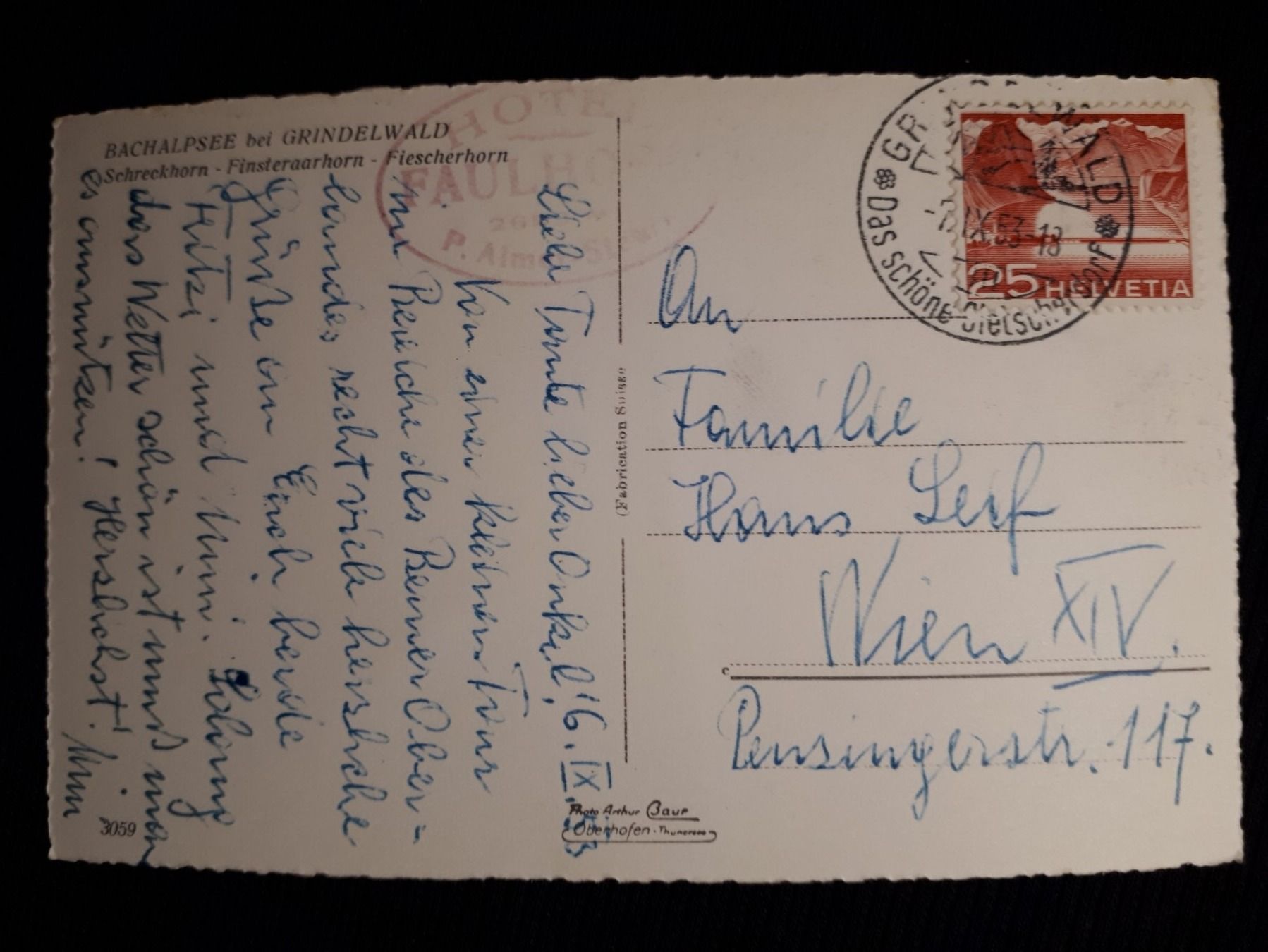 Cartes postales: BACHALPSEE 1953  - ANIMIERT – D'occasion à Ponto Valentino par giorgia06 1