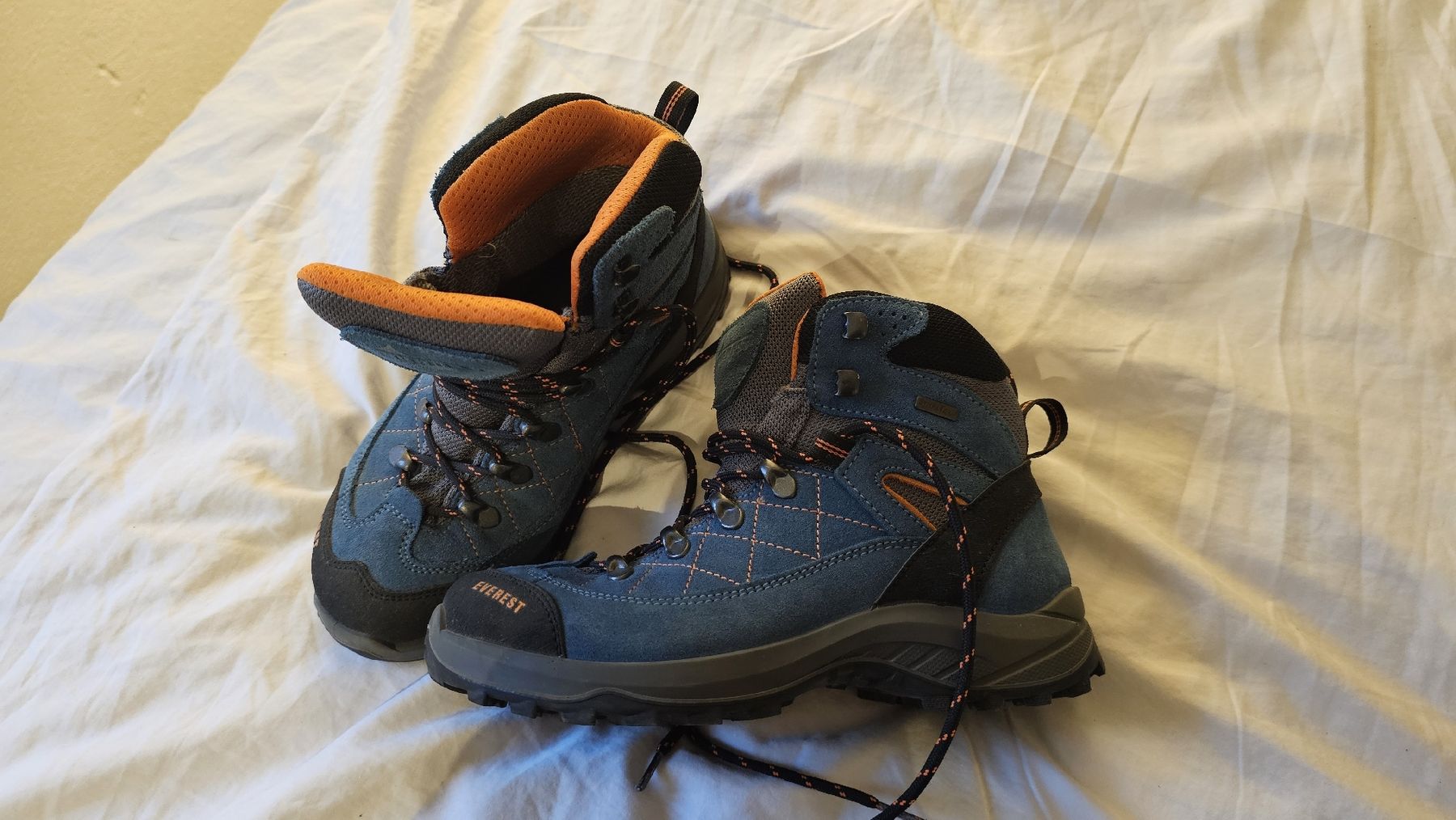 Everest Chaussures femmes: Wanderschuhe Everest blau orange, Grösse 37 – Neuf (Voir description) à Grüningen par adaja 1