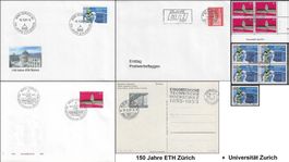 FDC illust. ohne Adresse 150 Jahre ETH Zürich  ZNr. 1151