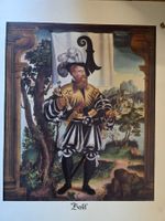 Bild Druck Repro Basel 46 cm x 39 cm Wappen Bild