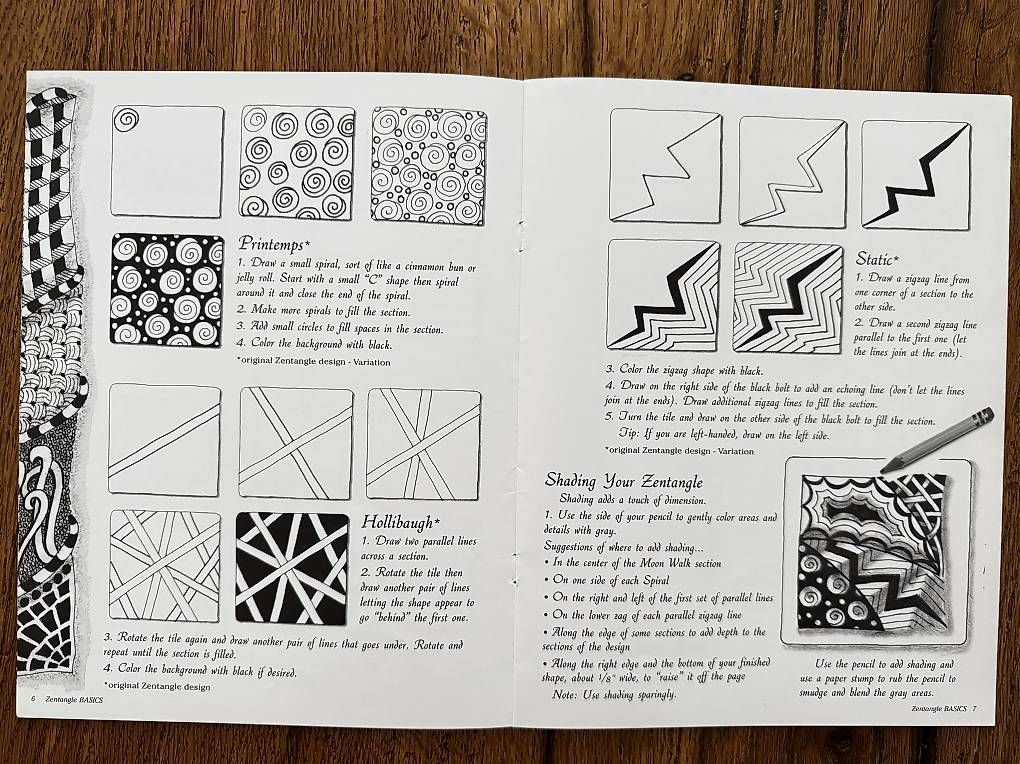 Libri: 4 Zentangle Hefte 1-4 – Nuovo (secondo la descrizione) da Muttenz venduto da einfach-schoen 2