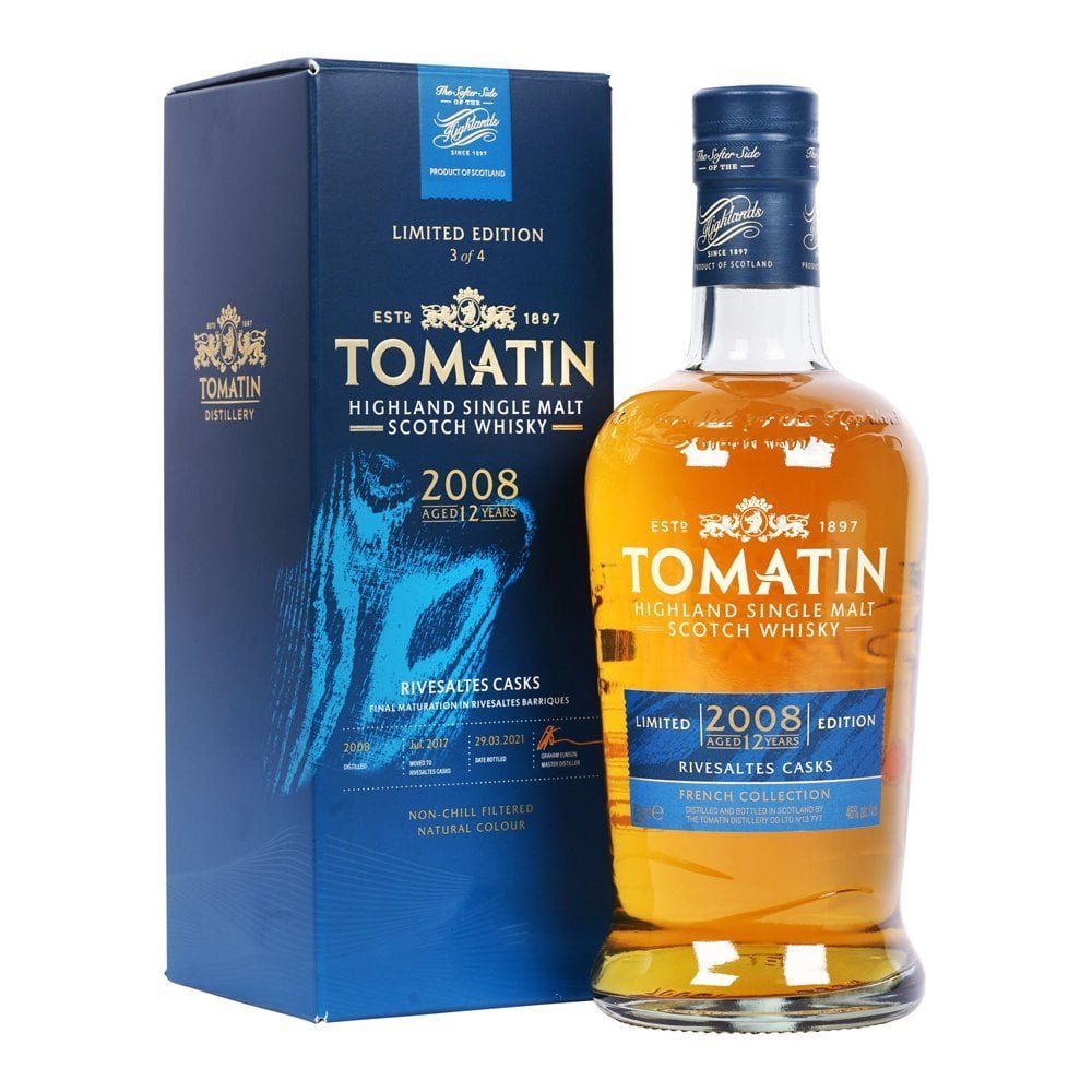 Tomatin Spirituosen: 12 Jahre 2008 Rivesaltes Cask – Neu und originalverpackt aus Meggen von baerli1976 1