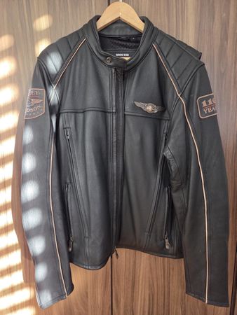 Original Harley-Davidson 110 Jahre Jubiläums-Lederjacke