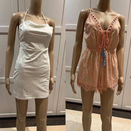 Showpo Minidress Neu & River Island Playsuit Gr. S