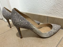 Loeffler Randall grey and cream pumps 9 /40