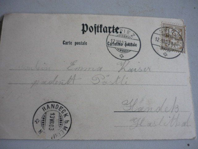 Cartes postales: Alte Ansichtskarte Wimmis gebraucht – D'occasion à Belp par Isuzu 3