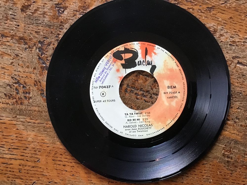 7’’ french picture EP Harold Nicholas Kaufen auf Ricardo