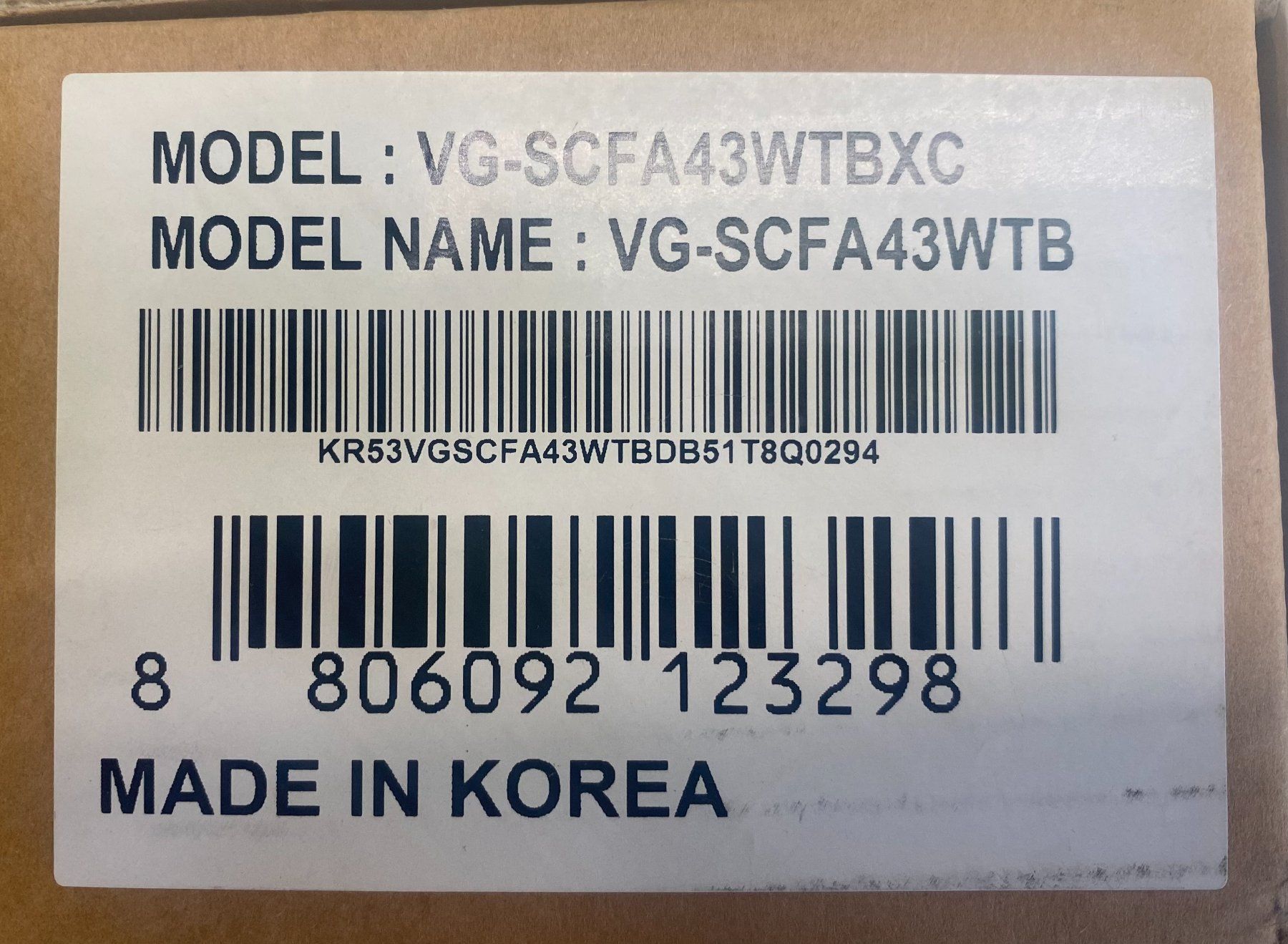 Samsung Televisori: Cadre The Frame 43" Blanc Moderne – Nuovo e nell'imballaggio originale da Bex venduto da 1_style