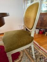 4 Stühle, Louis-Seize-Stil, 60er, neu gepolstert