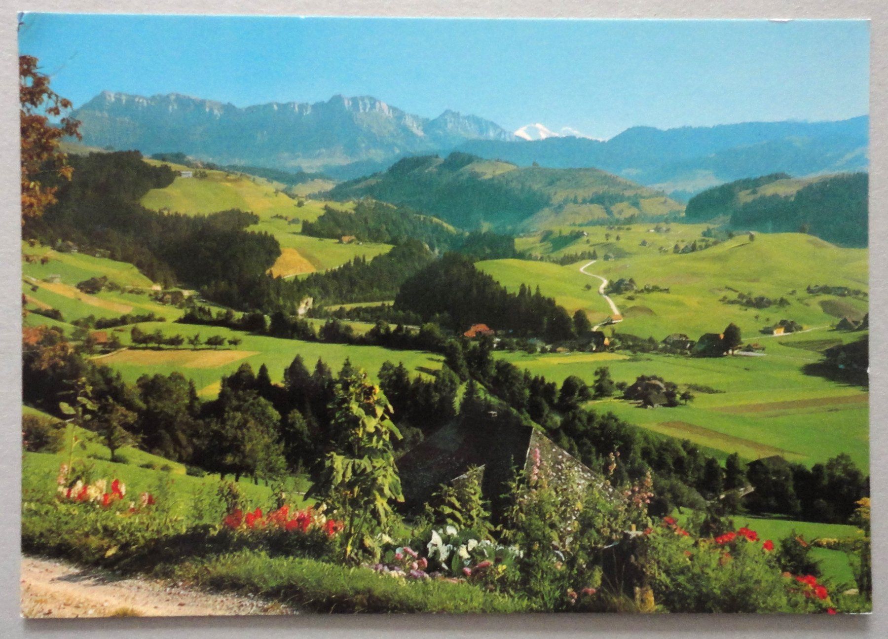 Cartoline postali: Eggiwil im Emmental mit Hohgant – Usato da Fétigny venduto da Billy2miny