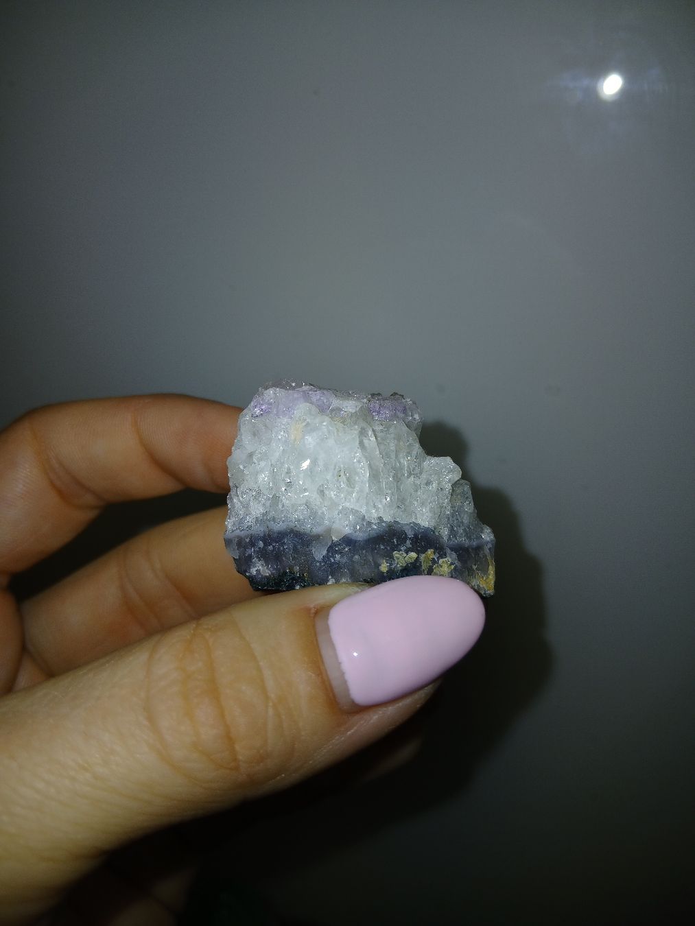 Edelsteine: Edelstein Amethyst in weissem Quarz – Neu (gemäss Beschreibung) aus Galgenen von Liv_Steinauer_1 8