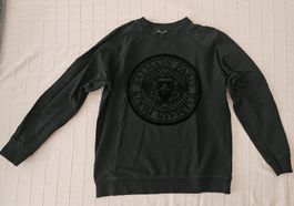 Balmain Paris Sweatshirt, Grösse L, Schwarz