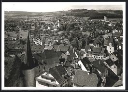 Sursee, Teilansicht mit Strassenpartie