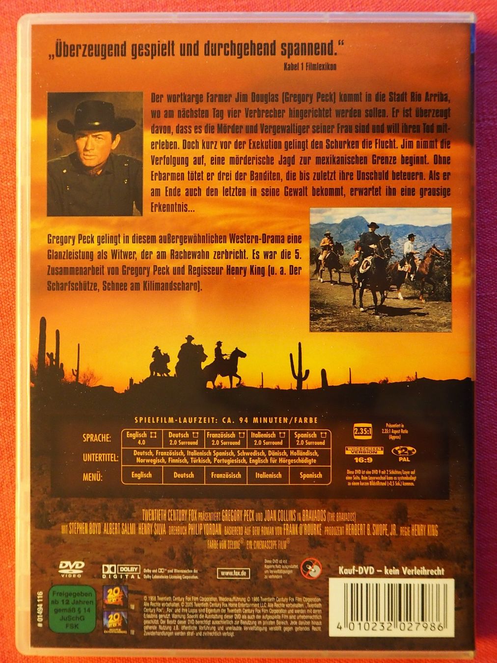 Tutti i DVDs: Bravados / Gregory Peck – Usato da Chur venduto da dluli 1