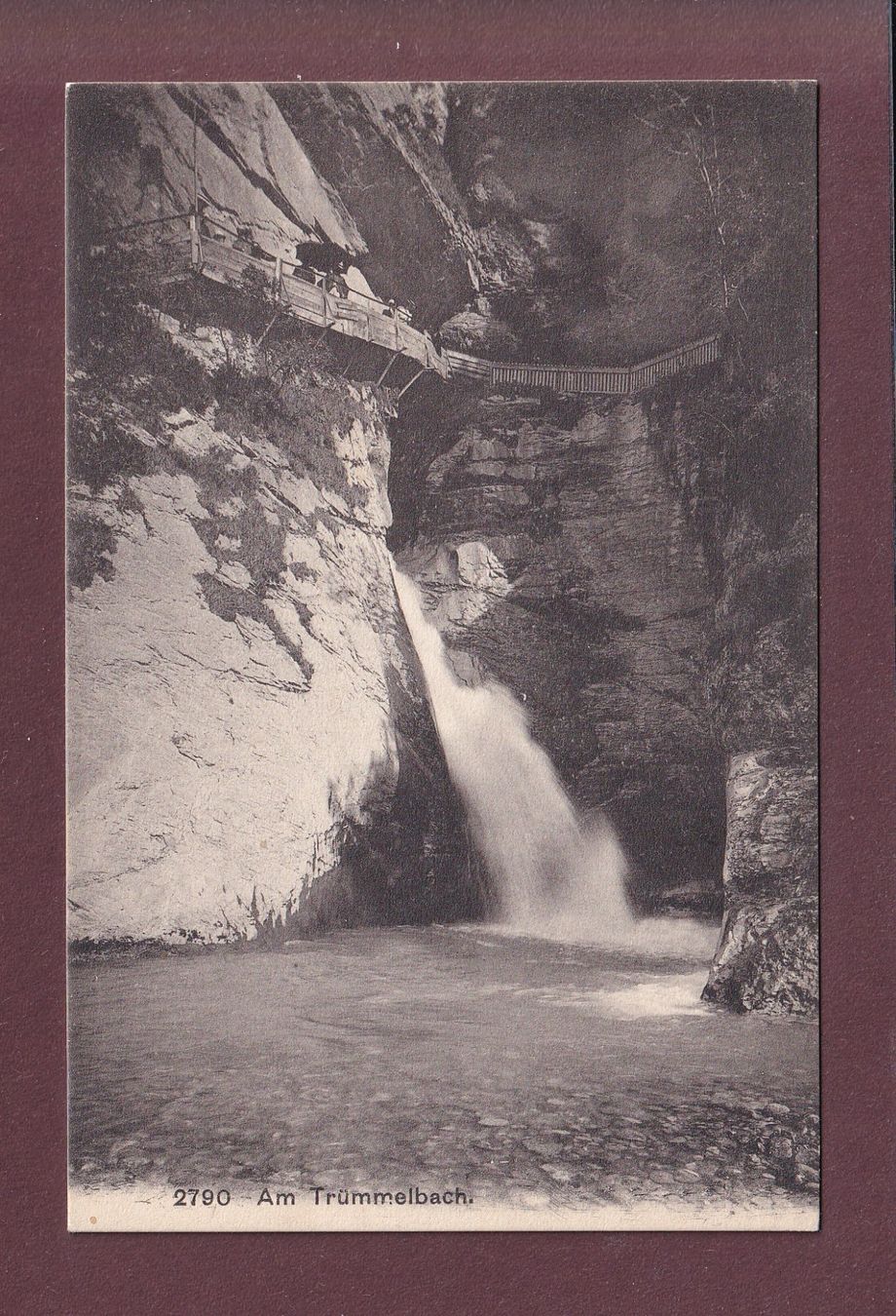 Cartoline postali: Am TRÜMMELBACH – Usato da Pully venduto da nicecards
