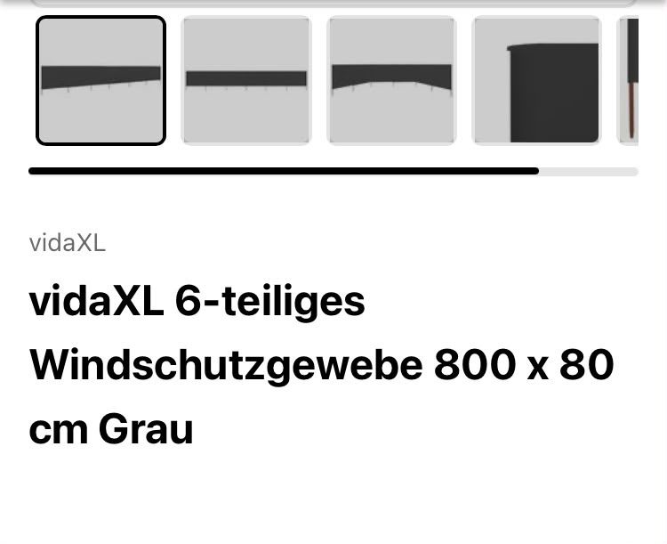 Clôtures: Windschutzgewebe Neu – Neuf (Voir description) à Olten par LuigiaP 4