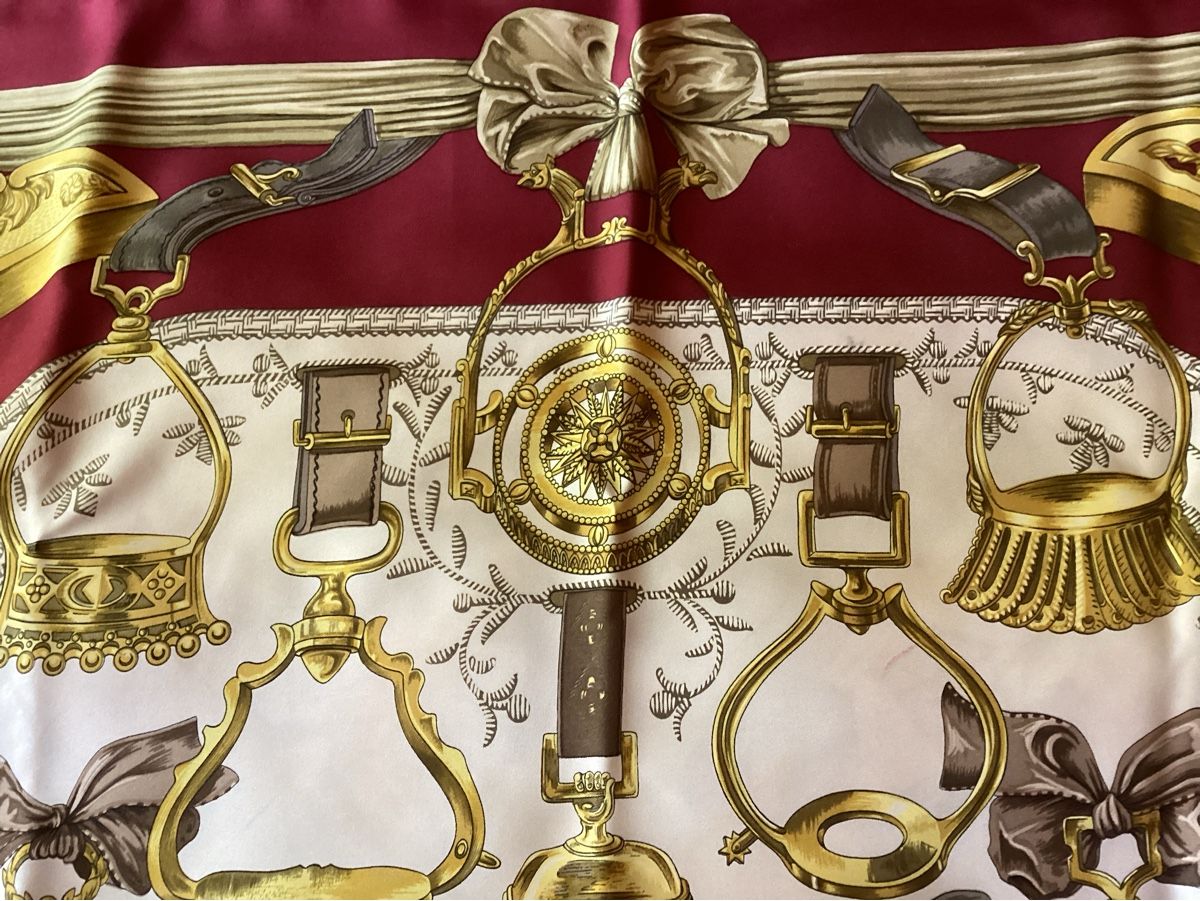 Foulard & Sciarpe: Foulard Hermès : ÉTRIER  vintage – Usato da Chemin venduto da ChocolatauLait1902 7