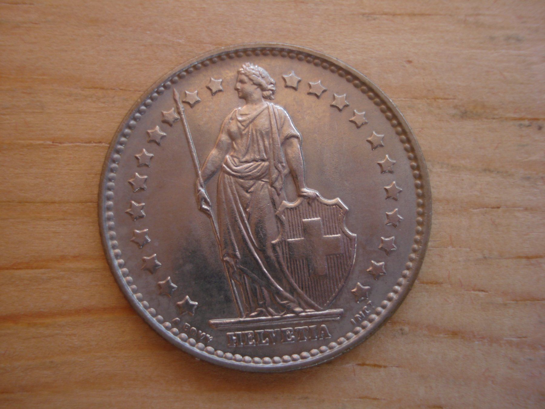 Tutti le monete: (C1) 1 Franken 1968 B STGL – Usato da Erlach venduto da Net-Coins 1