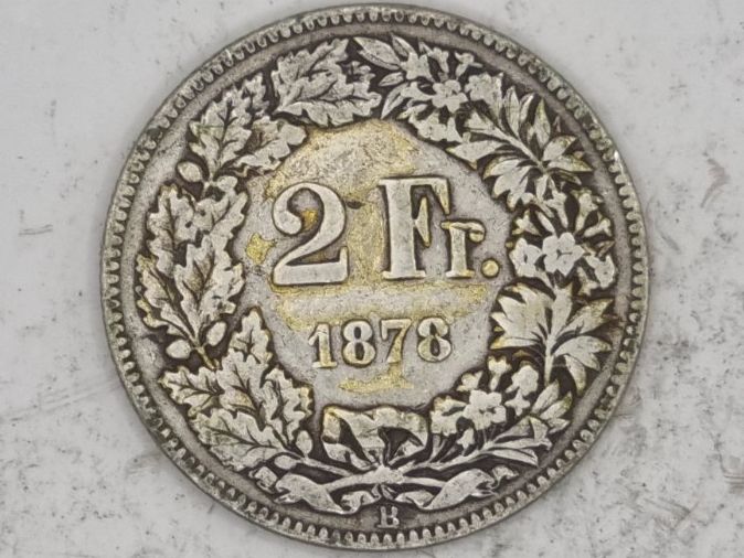 Tutti le monete: 2 FR 1878 Super Erhaltung – Usato da Bure venduto da chap981