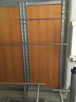 wandgestell verzinkt & holz, lager, sammlung deko, wand