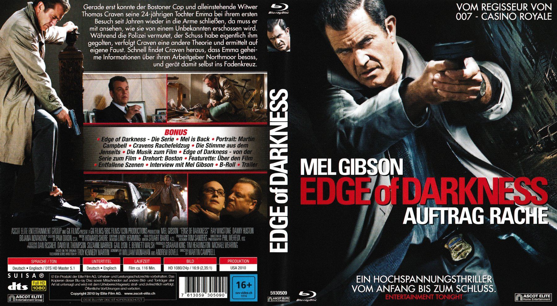 Tutti i DVDs: Blu-Ray - Edge of Darkness - Auftrag Rache – Usato da Langnau am Albis venduto da MediaRescuerKeLoX