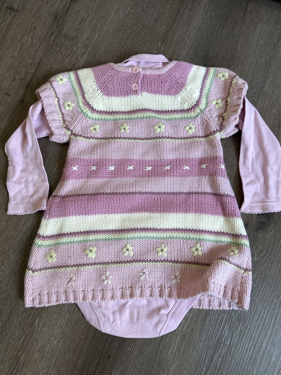 Kleider & Röcke: Süsses Strickkleid Gr. 92, Herbstlook Mädchen – Neu (gemäss Beschreibung) aus Krauchthal von Kiddy32 2