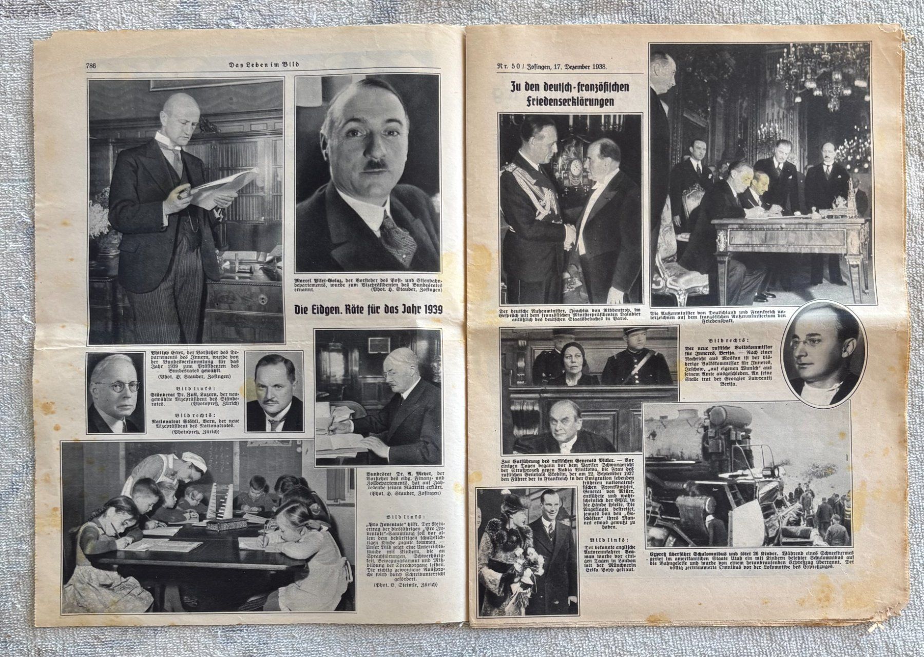 Riviste & Magazine: DAS LEBEN IM BILD 17. DEZEMBER 1938 – Usato da Ostermundigen venduto da wini63 1