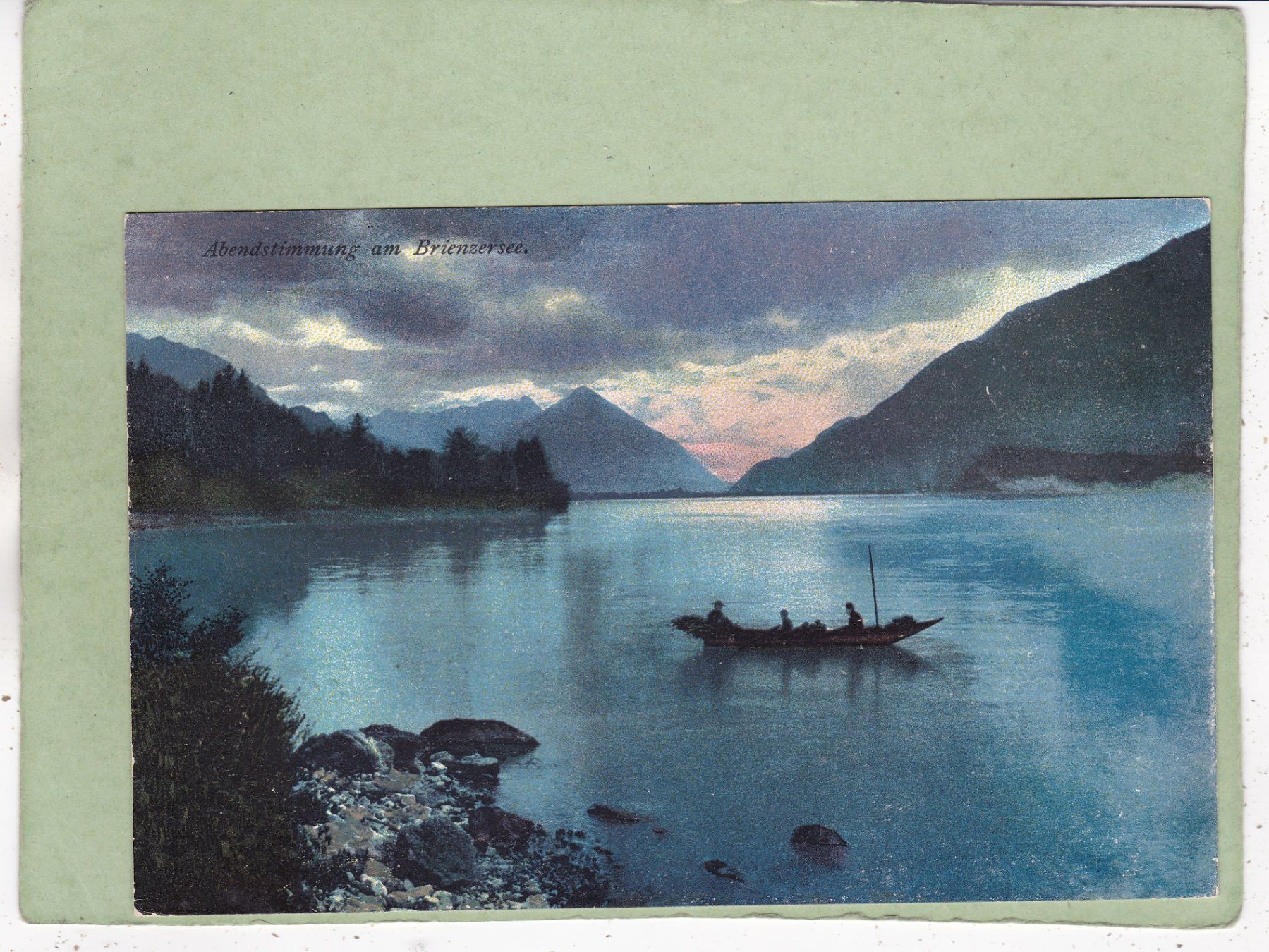 Cartes postales: Abendstimmung am Brienzersee – D'occasion à Herisau par Lisegrat2008