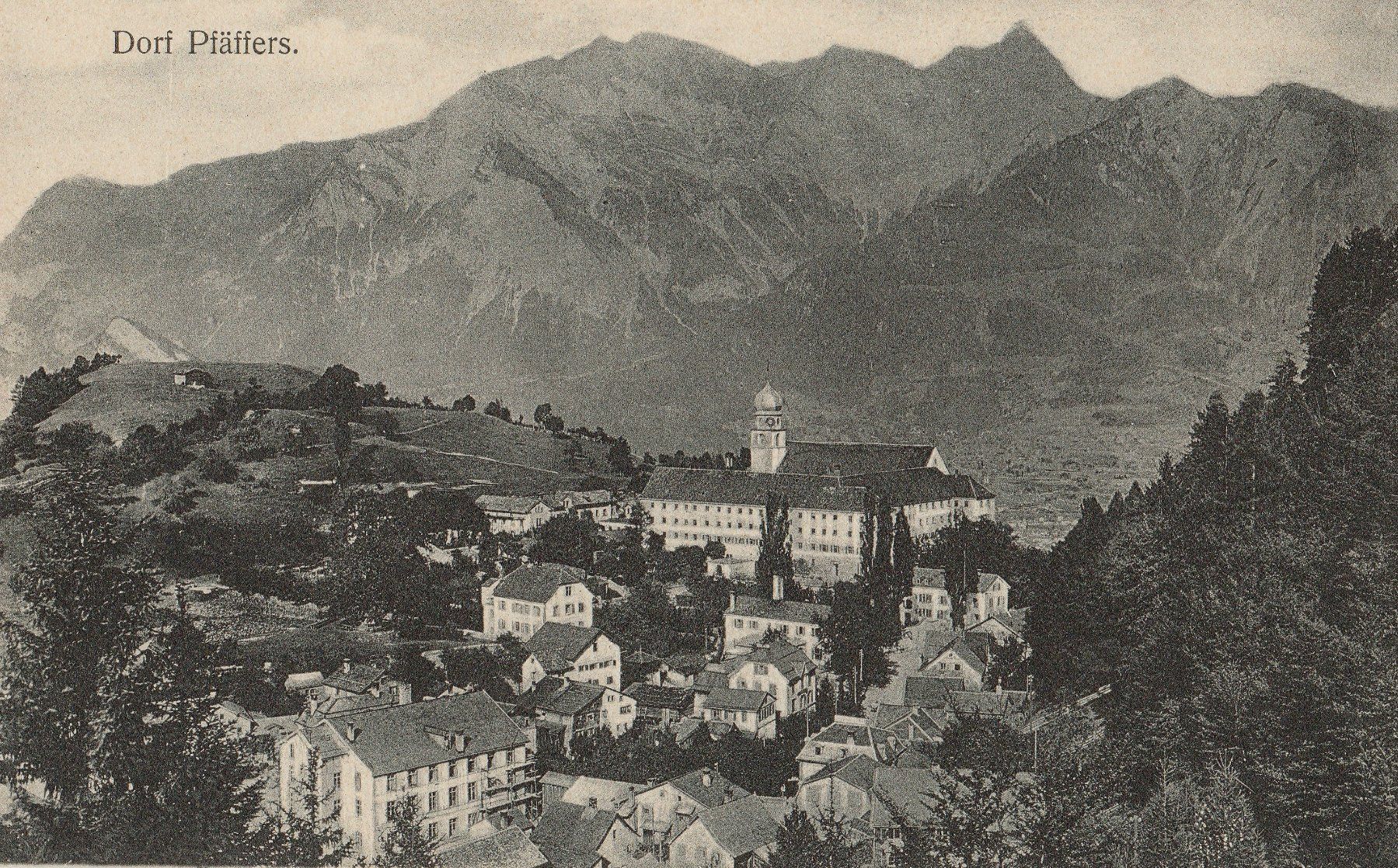 Cartes postales: Dorf Pfäffers - (um 1905) – D'occasion à Fällanden par Blausegelfliege