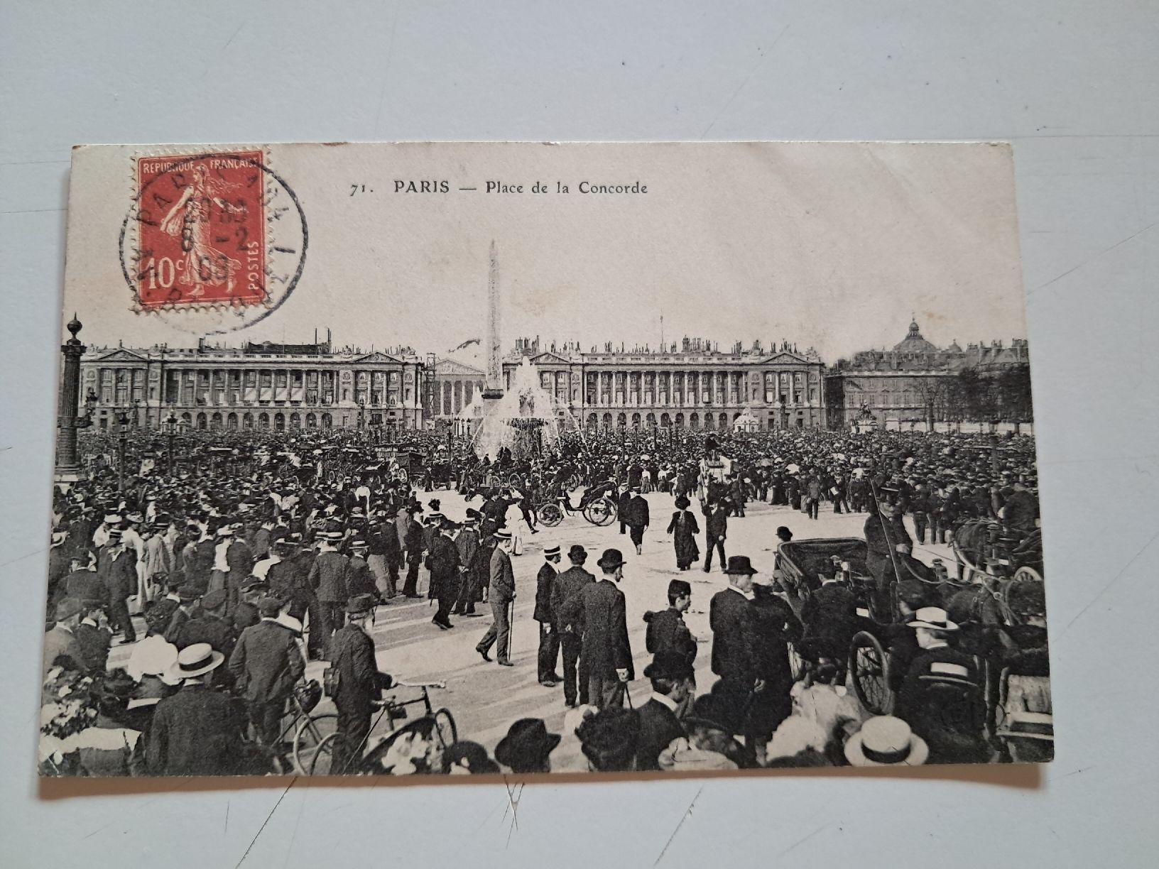 Cartoline postali: Place de la Concorde – Usato da Gorduno venduto da ema_7yhp