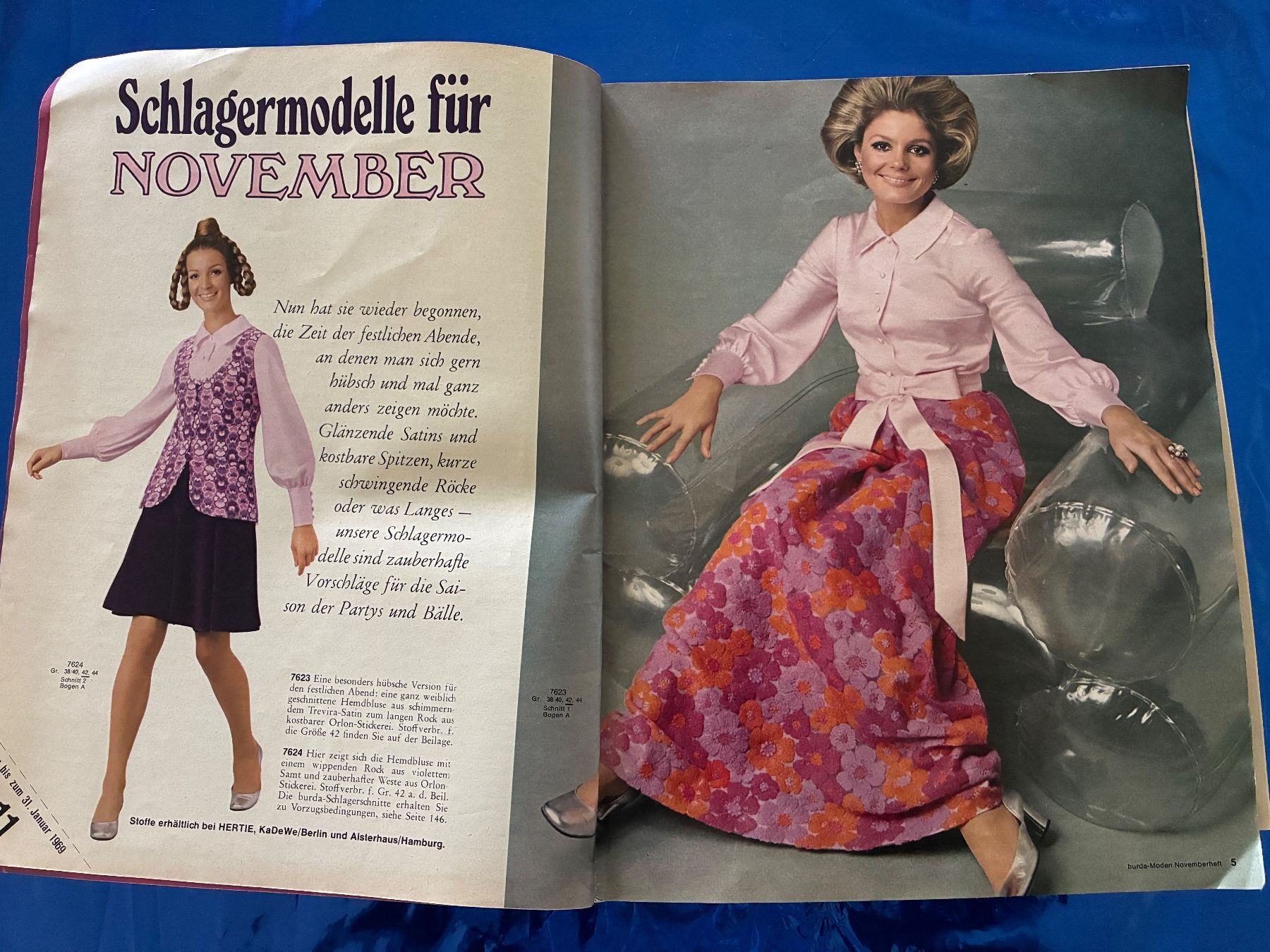 Cartamodelli: Burda Moden 1968 Schnittmuster Design Mode – Usato da Aarwangen venduto da nemkin61 2