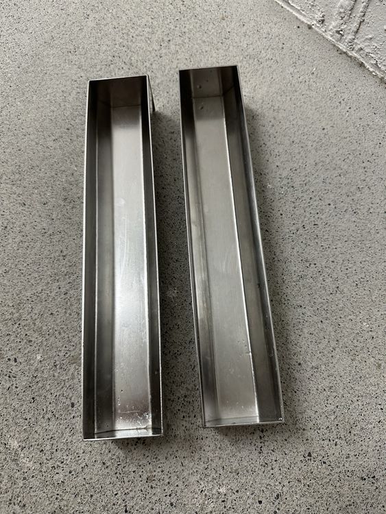 Noser-Inox Formen 2 Stk. Swiss Made Pastete Terrine Parfait (Gebraucht ...