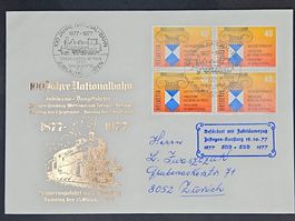 CL08 Enveloppe + Timbre Suisse 1977