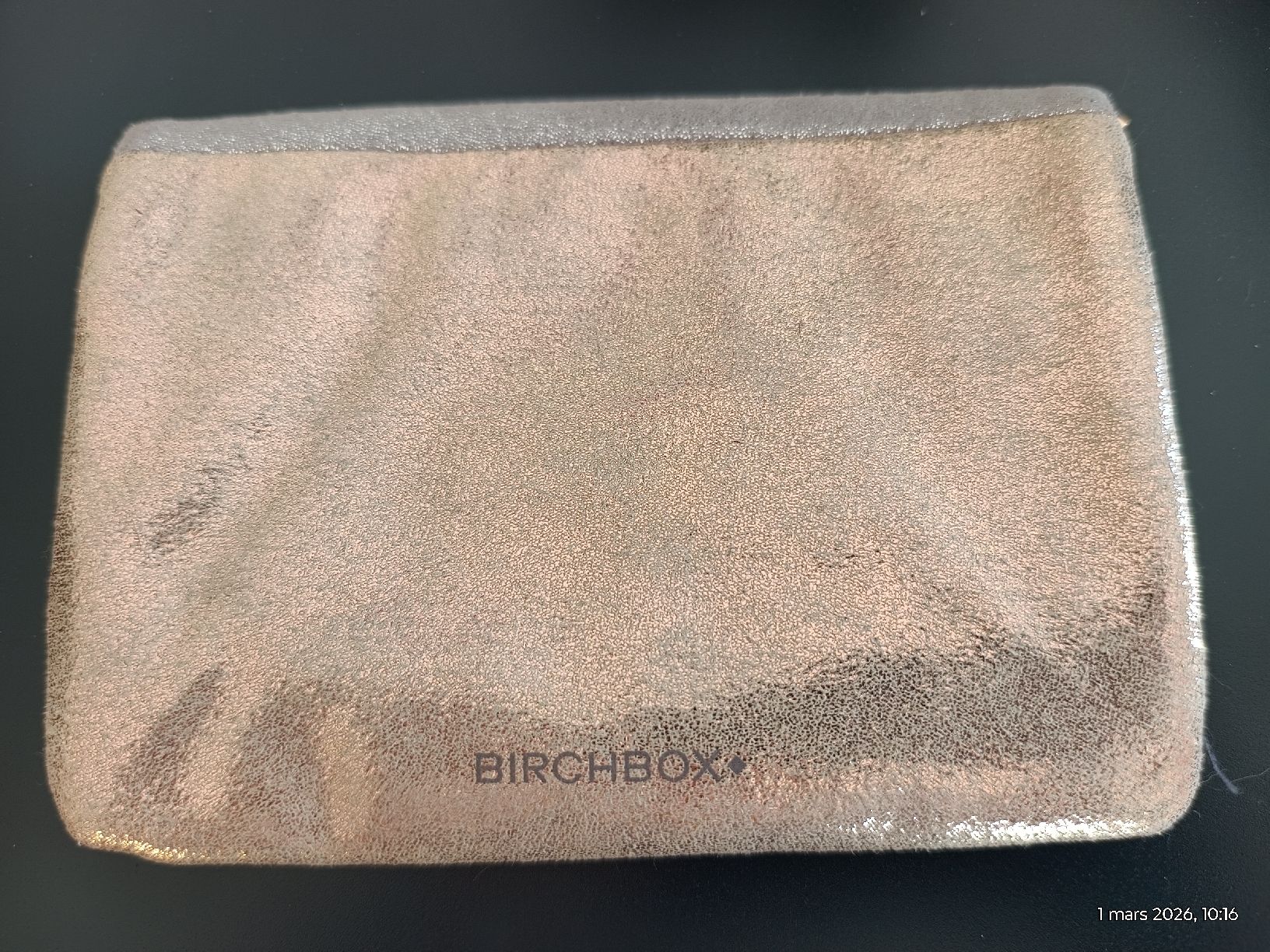 Borse da donna: Pochette argent et doré irisée Birchbox - neuve – Nuovo e nell'imballaggio originale da Genève venduto da Brachiopode 1
